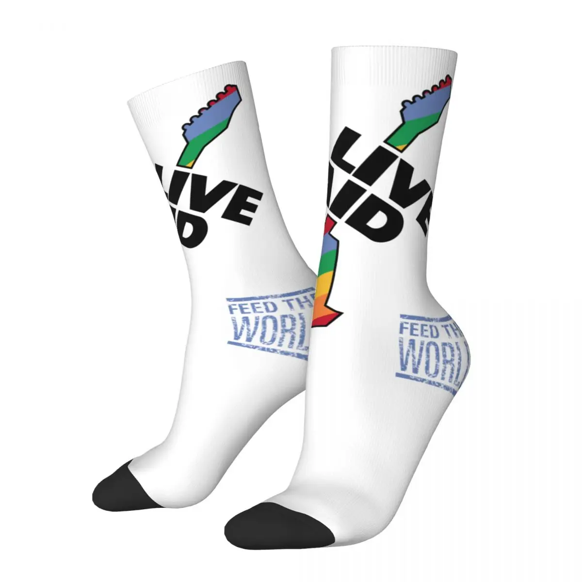 Live Aids Rainbow Live Aids 1985 R216 Stocking Creative The Best Buy Funny Novelty Color contrast Elastic Socks
Live Aids Rainbow Live Aids 1985 R216 Stocking Creative The Best Buy Funny Novelty Color contrast Elastic Socks