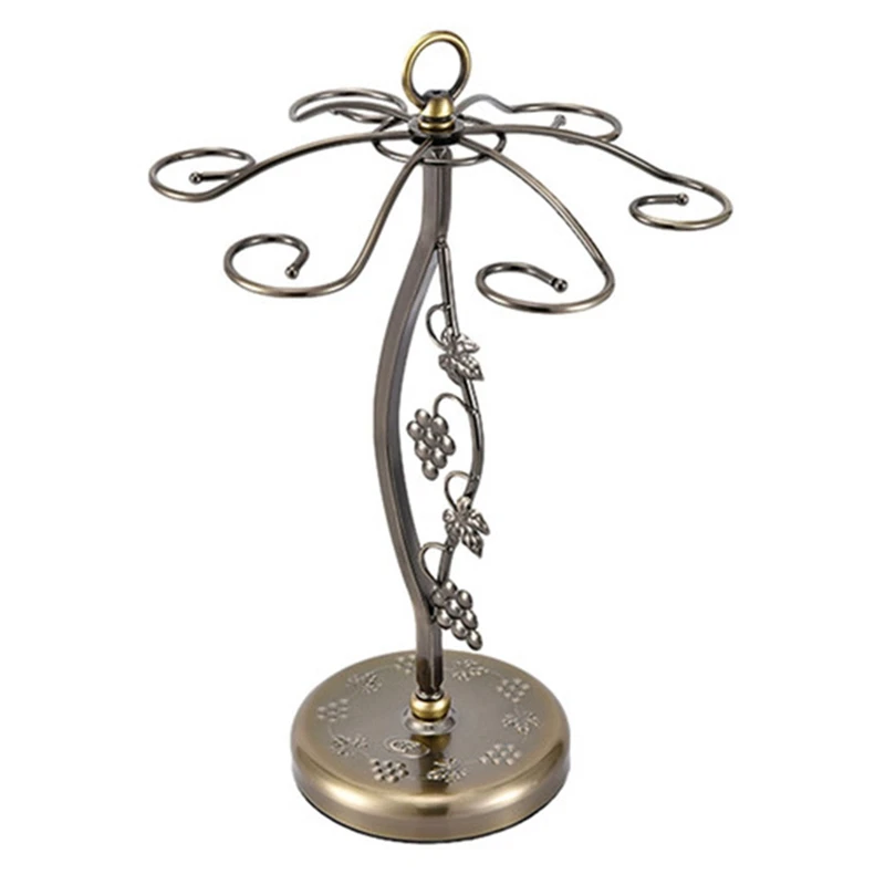 Thread Hung Upside Wine Glass Stand Down Creative Wrought Iron Cup Holder for Bar KTV High Cup Rack Hanging Cup Shelf
Thread Hung Upside Wine Glass Stand Down Creative Wrought Iron Cup Holder for Bar KTV High Cup Rack Hanging Cup Shelf