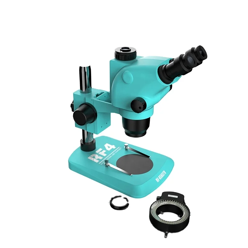 RF6565TV 6.5X To 65X Synchronous Zoom Stereo Microscope Trinocular Microscope With 144 Led Light For Phone Jewelry Welding
RF6565TV 6.5X To 65X Synchronous Zoom Stereo Microscope Trinocular Microscope With 144 Led Light For Phone Jewelry Welding