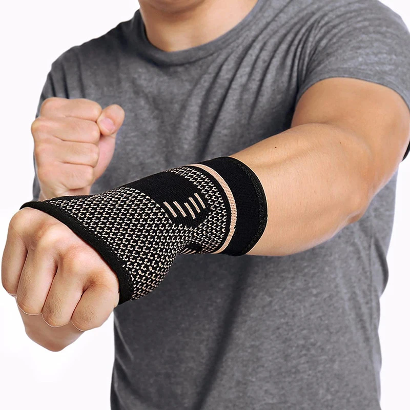 

Professional Sports Wristband Sports Compression Wrist Guard Arthritis Brace Sleeve Support Elastic Palm Hand Glove
