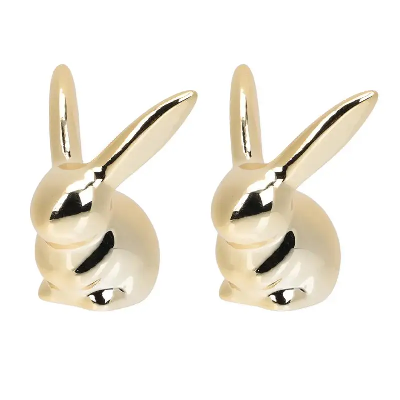 2Pcs Golden Ceramic Bunny Easter Ornament Table Ornament for Easter Desktop Decor 
2Pcs Golden Ceramic Bunny Easter Ornament Table Ornament for Easter Desktop Decor