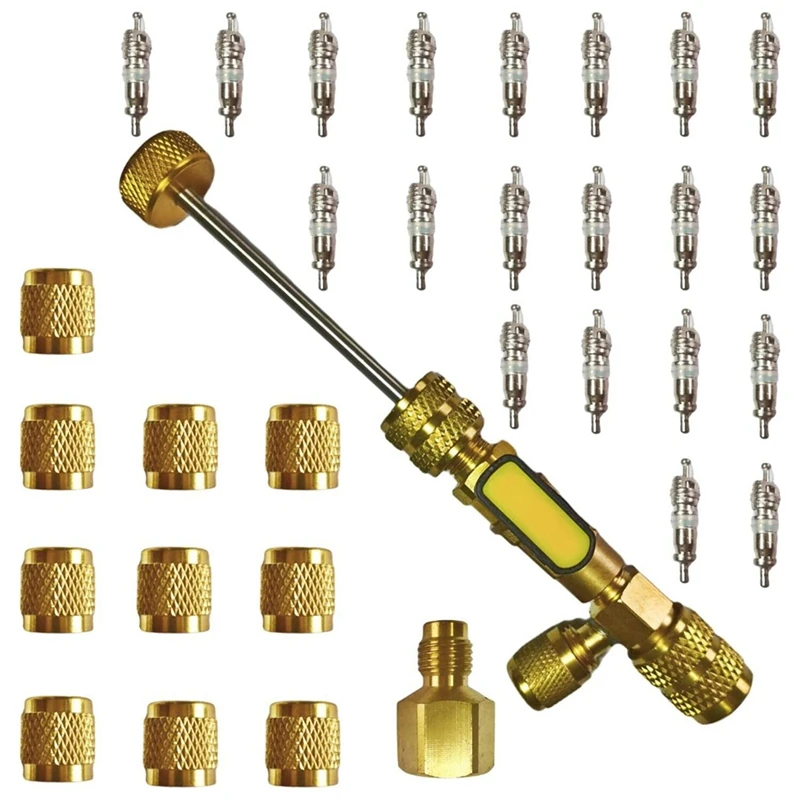 HOT-Spool Remover Installation Tool With Dual Size SAE 1/4 And 5/16 Ports, Fluorine Free Maintenance Wrench
HOT-Spool Remover Installation Tool With Dual Size SAE 1/4 And 5/16 Ports, Fluorine Free Maintenance Wrench