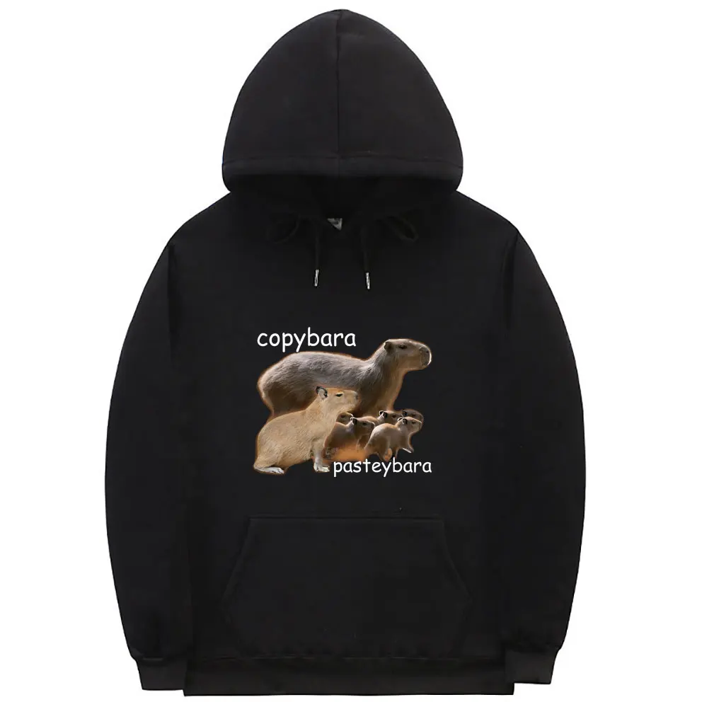 Capybara Pasteybara Print Hoodie Men Women Fashion Streetwear Sweatshirt Unisex Hip Hop Punk Style Hoodies Male Casual Tracksuit 
Capybara Pasteybara Print Hoodie Men Women Fashion Streetwear Sweatshirt Unisex Hip Hop Punk Style Hoodies Male Casual Tracksuit