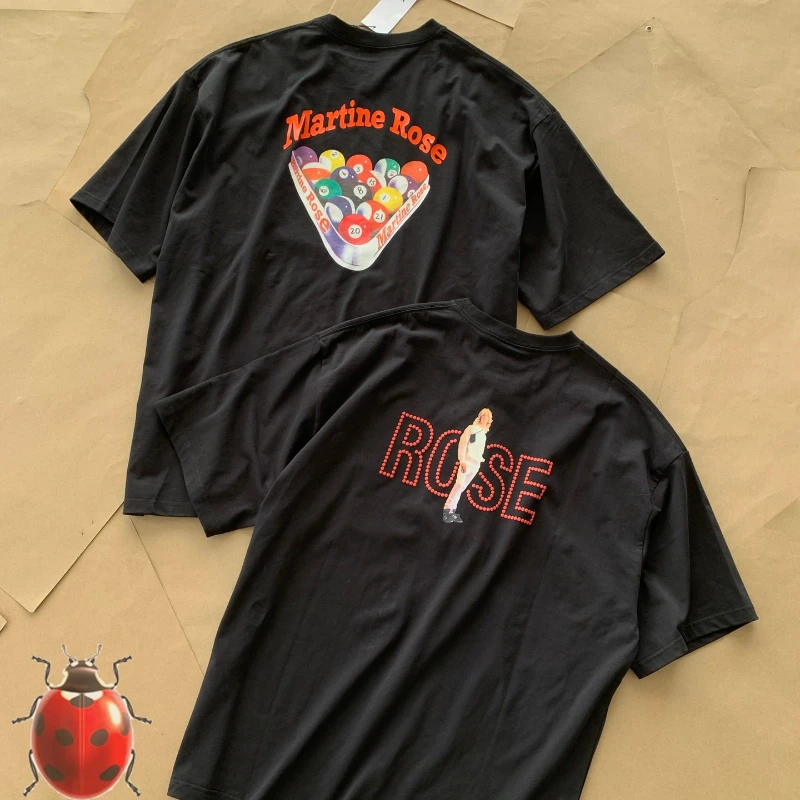 Orange Martine Rose Letter Logo T Shirt Colorful Billiards Print Tee Men Women Streetwear Cotton Short Sleeves T-Shirt
Orange Martine Rose Letter Logo T Shirt Colorful Billiards Print Tee Men Women Streetwear Cotton Short Sleeves T-Shirt