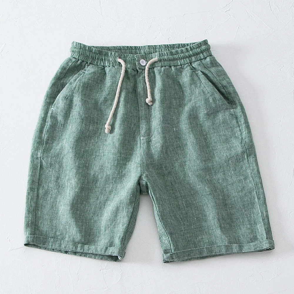 Men's Summer Thin Loose Tapered Straight Tube Elastic Pants Casual Linen Sanitary Pants Sports Five Point Shorts for External
Men's Summer Thin Loose Tapered Straight Tube Elastic Pants Casual Linen Sanitary Pants Sports Five Point Shorts for External