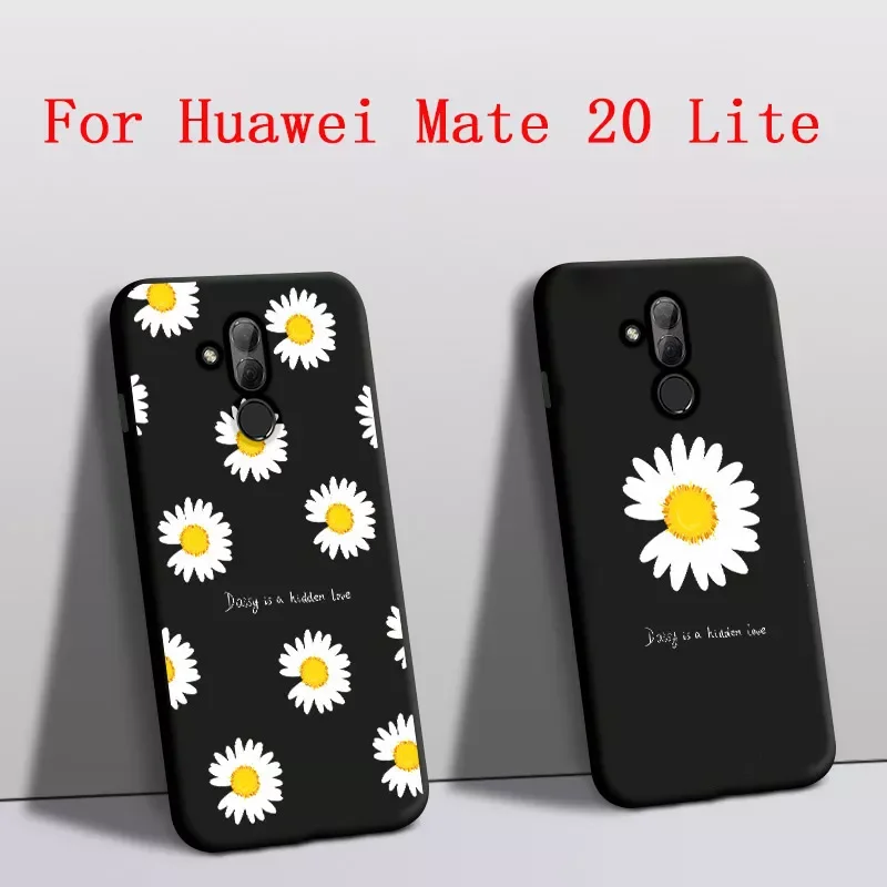 Funda For Huawei mate 20 lite Case Silicone Protector Daisy Flower phone cover For Huawei mate 20 lite back Cover Black SNE-AL00
Funda For Huawei mate 20 lite Case Silicone Protector Daisy Flower phone cover For Huawei mate 20 lite back Cover Black SNE-AL00