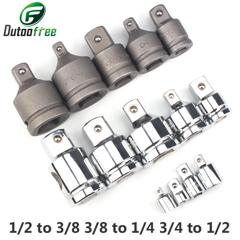 Socket Convertor Adaptor Reducer Impact Socket Adaptor Heavy-duty Socket Square Socket Wrench for Car Bicycle Repair Tool
Socket Convertor Adaptor Reducer Impact Socket Adaptor Heavy-duty Socket Square Socket Wrench for Car Bicycle Repair Tool