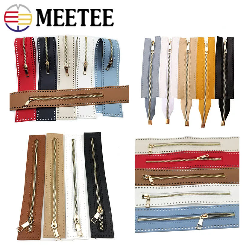 2Pcs Metal PU Leather Zipper for Woven Knitting Bag High Quality Decorative Close End Zip Handbag Clothes DIY Sewing Accessories
2Pcs Metal PU Leather Zipper for Woven Knitting Bag High Quality Decorative Close End Zip Handbag Clothes DIY Sewing Accessories