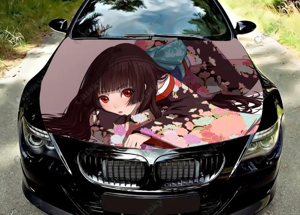 Jigoku Shoujo Hell girl Car Hood Vinyl Stickers Wrap Vinyl Film Engine Cover Decals Sticker Universal Car Hood Cover Film
Jigoku Shoujo Hell girl Car Hood Vinyl Stickers Wrap Vinyl Film Engine Cover Decals Sticker Universal Car Hood Cover Film