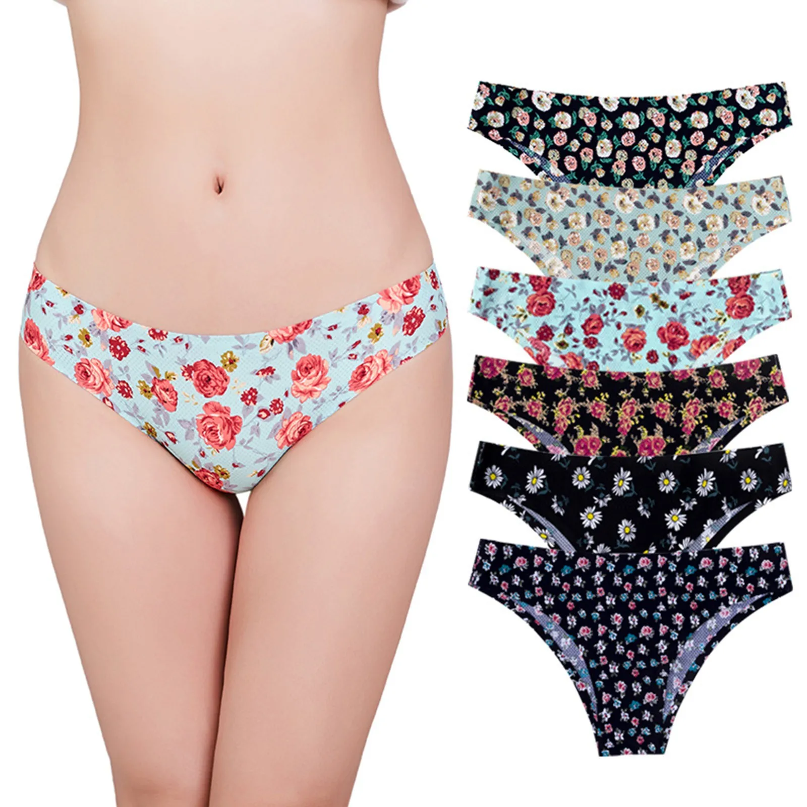 Women Panties Comfortable Breathable Floral Printed Pattern Comfortable Breathable Ladies Briefs Panties Women's Underwear
Women Panties Comfortable Breathable Floral Printed Pattern Comfortable Breathable Ladies Briefs Panties Women's Underwear