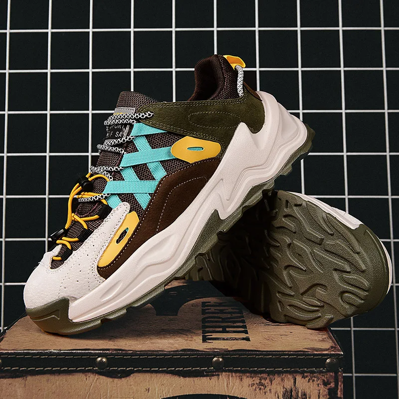 Men's Sneakers Fashion All-match Casual Shoes Outdoor Comfortable Wear-resistant Running Shoes Light Breathable Walking Shoes
Men's Sneakers Fashion All-match Casual Shoes Outdoor Comfortable Wear-resistant Running Shoes Light Breathable Walking Shoes