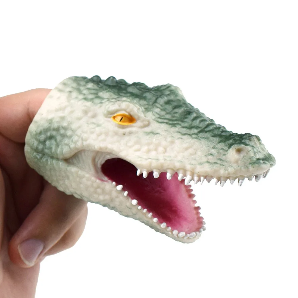 Novelty toys TPR plastic grey alligator fingertip puppet toys tell stories scary props children's toys
Novelty toys TPR plastic grey alligator fingertip puppet toys tell stories scary props children's toys