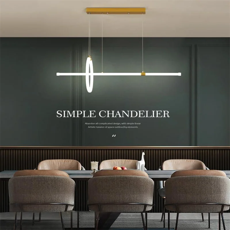 

Art Led Chandelier Pendant Lamp Light Room Decor Minimalist Dining Table Hall Bar Table Minimalist Luxurious Popular Decoration