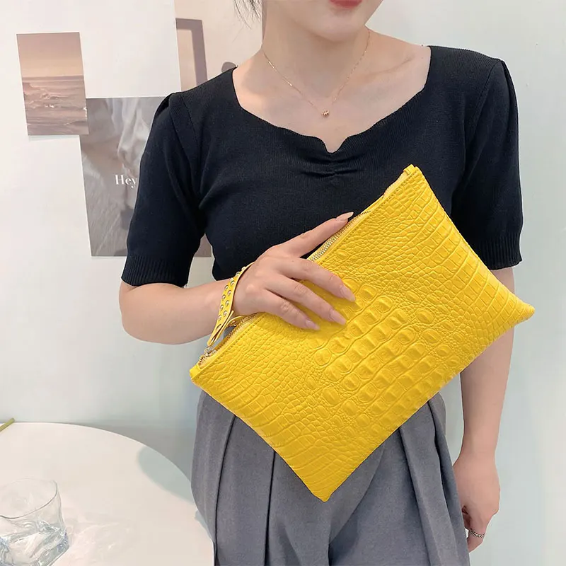 

Female Bag Bag Clutch Luxury Bag Fashion Clutches Day Evening Leather Ladies Purse Wristlet Portable Envelope Handbags Women