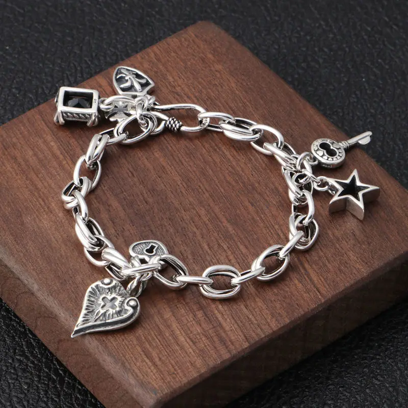 Disney Personalized Vintage Vintage Cross bracelet bracelet, male and female temperament jewelry chain influencer accessories
Disney Personalized Vintage Vintage Cross bracelet bracelet, male and female temperament jewelry chain influencer accessories