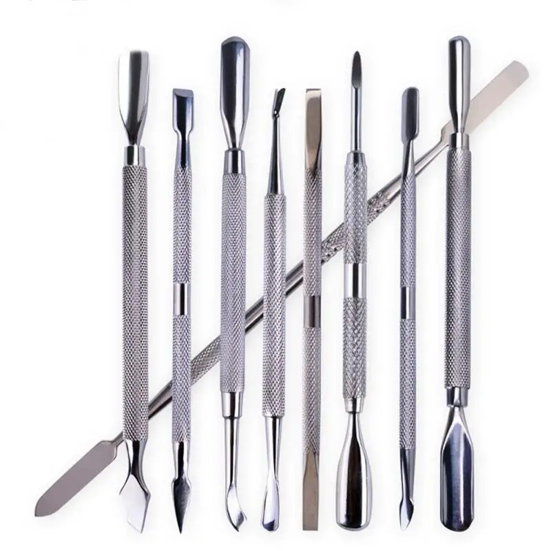 Double-end Silver Cuticle Pusher Manicure Tools Stainless Steel Finger Dead Skin Cut Manicure Stirring Rods Pedicure Tools
Double-end Silver Cuticle Pusher Manicure Tools Stainless Steel Finger Dead Skin Cut Manicure Stirring Rods Pedicure Tools