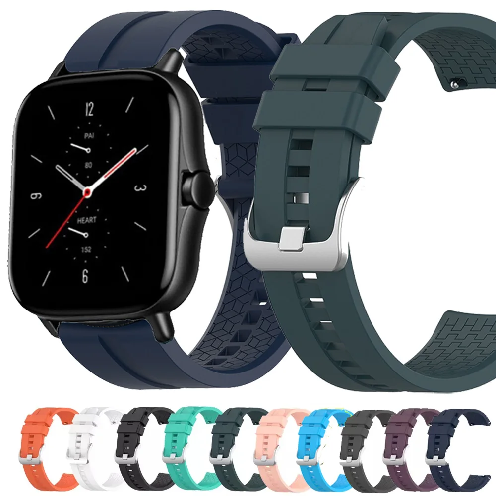 20mm Band For Amazfit GTS 2 2E 2 Mini Smart Watch Silicone Wrist Strap For Amazfit Bip S/Bip U Pro/GTR 42mm Bracelet Watchband
20mm Band For Amazfit GTS 2 2E 2 Mini Smart Watch Silicone Wrist Strap For Amazfit Bip S/Bip U Pro/GTR 42mm Bracelet Watchband