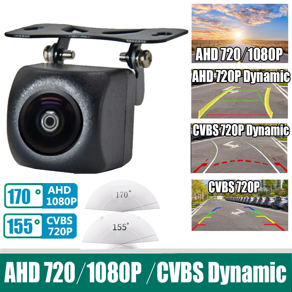 Parking Backup 170 Degrees AHD 1080P Vehicle Rear View Camera Car Reverse Black Fisheye Lens Night Vision Waterproof Universal
Parking Backup 170 Degrees AHD 1080P Vehicle Rear View Camera Car Reverse Black Fisheye Lens Night Vision Waterproof Universal