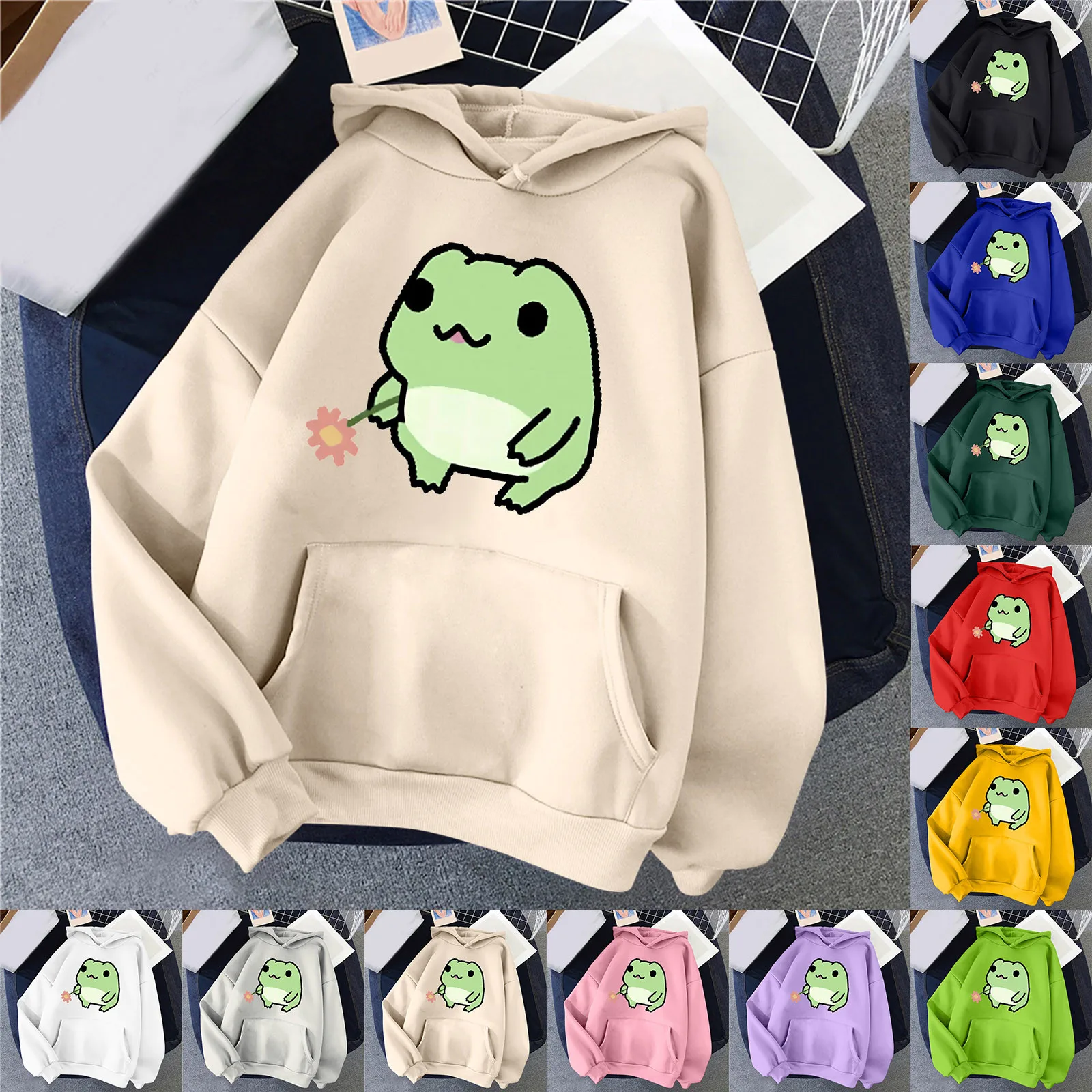 Women Autumn And Winter Casual Simple Solid Color Drawstring Hoodied Pocket Sweatshirt Cute Fun Printed Full Zip Hoodie Womens
Women Autumn And Winter Casual Simple Solid Color Drawstring Hoodied Pocket Sweatshirt Cute Fun Printed Full Zip Hoodie Womens