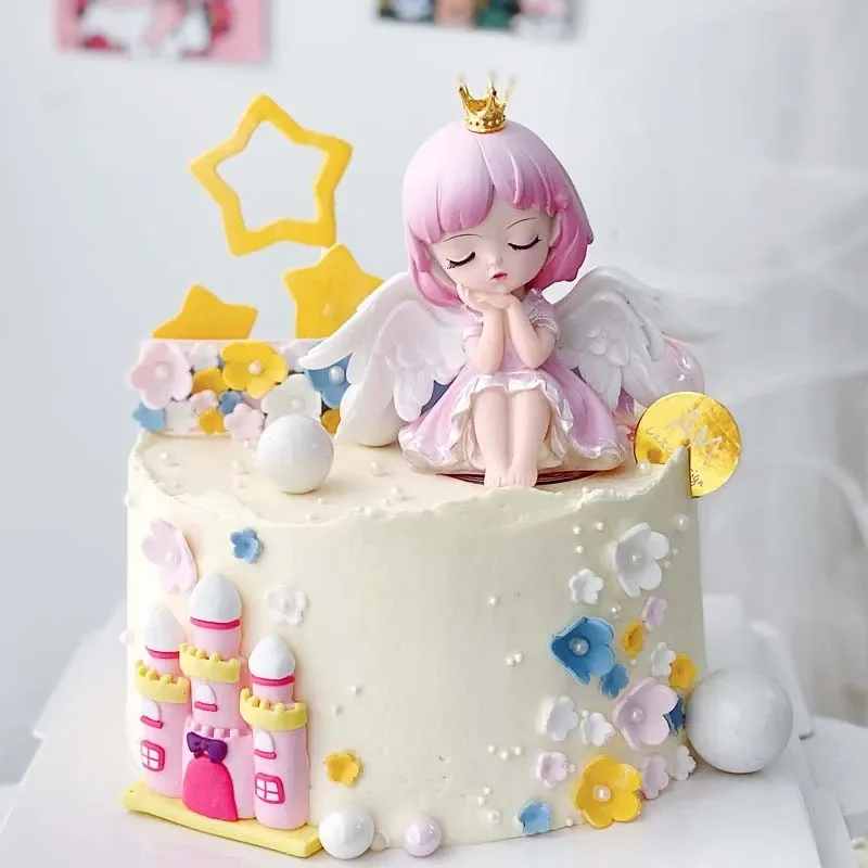 Angel Crown Girl Cake Topper Happy Birthday Cake Toppers Princess Castle Cupcake Toppers Wedding Baby Shower Baking
Angel Crown Girl Cake Topper Happy Birthday Cake Toppers Princess Castle Cupcake Toppers Wedding Baby Shower Baking