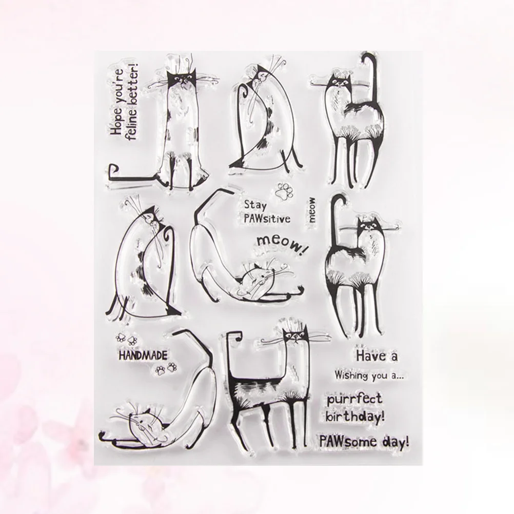 Silicone Stamp Clearstamps Seal Scrapbooking Cat Transparent Scrapbook Journaling Frame Calendar Animal Girls
Silicone Stamp Clearstamps Seal Scrapbooking Cat Transparent Scrapbook Journaling Frame Calendar Animal Girls