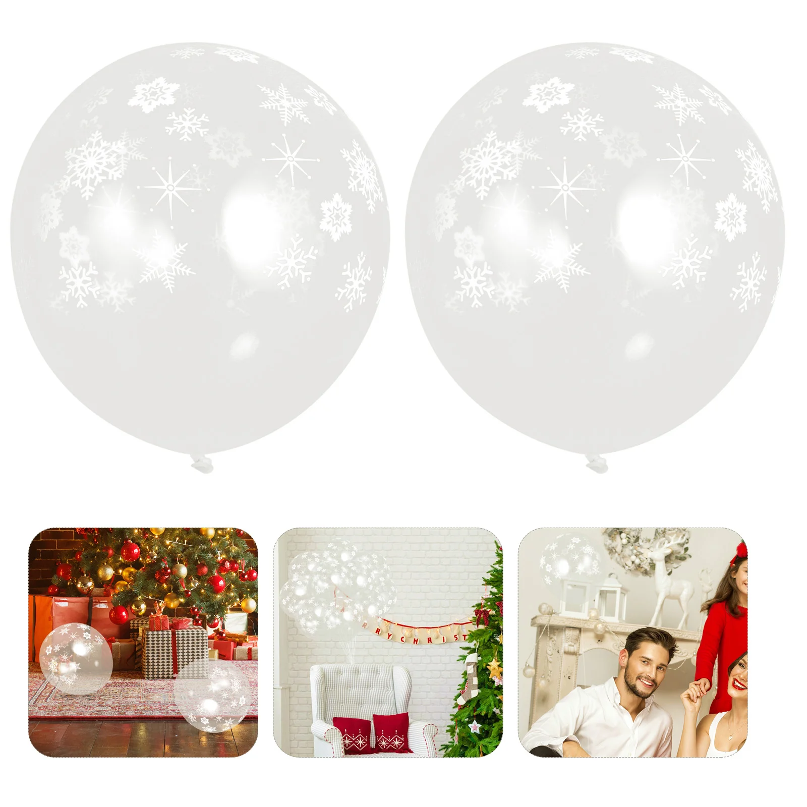 Balloons Latex Christmas Party Snowflake Balloon Decor Set Biodegradable White Transparent Snowflakes
Balloons Latex Christmas Party Snowflake Balloon Decor Set Biodegradable White Transparent Snowflakes