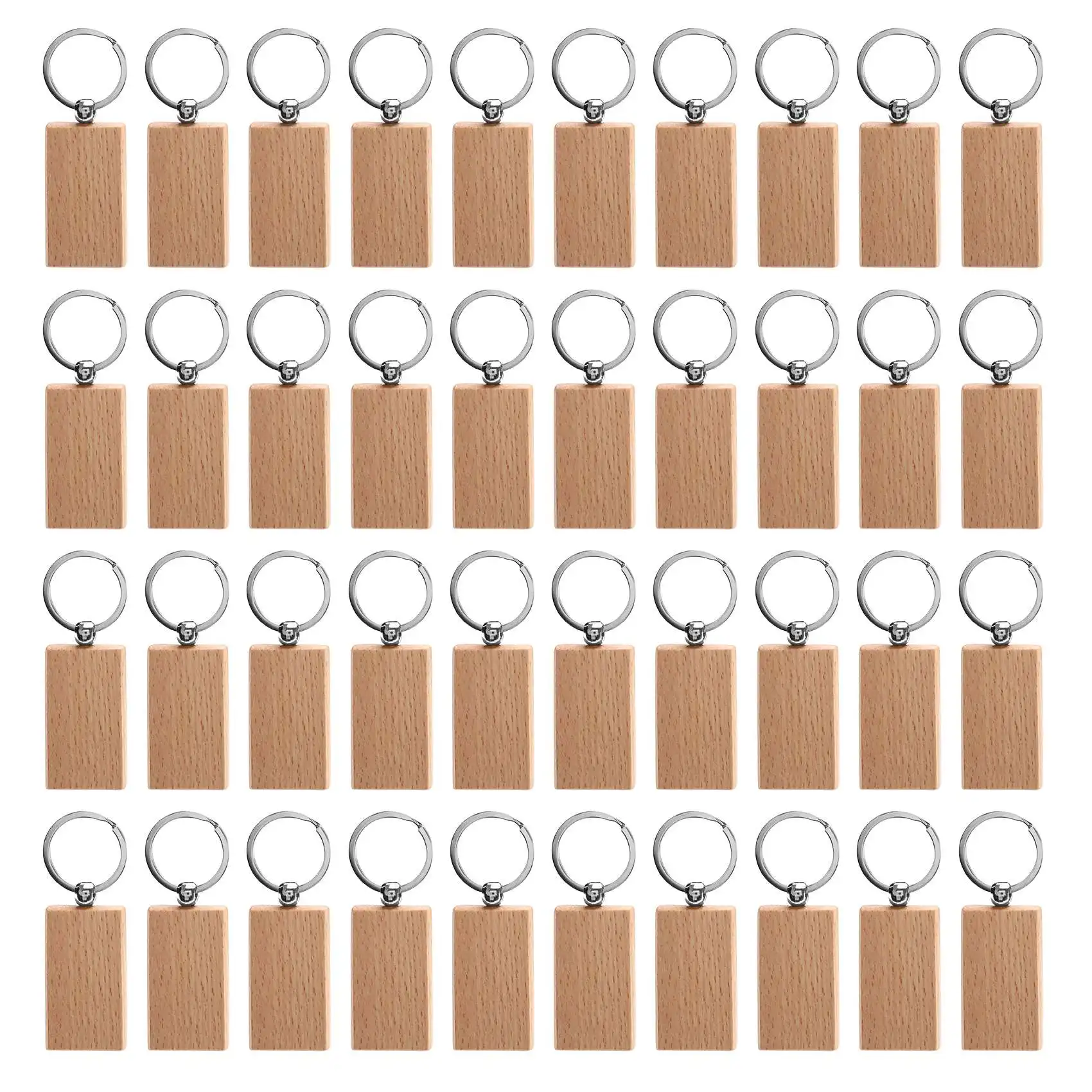 40Pcs Blank Rectangle Wooden Key Chain Diy Wood Keychains Key Tags Can Engrave Diy Gifts
40Pcs Blank Rectangle Wooden Key Chain Diy Wood Keychains Key Tags Can Engrave Diy Gifts