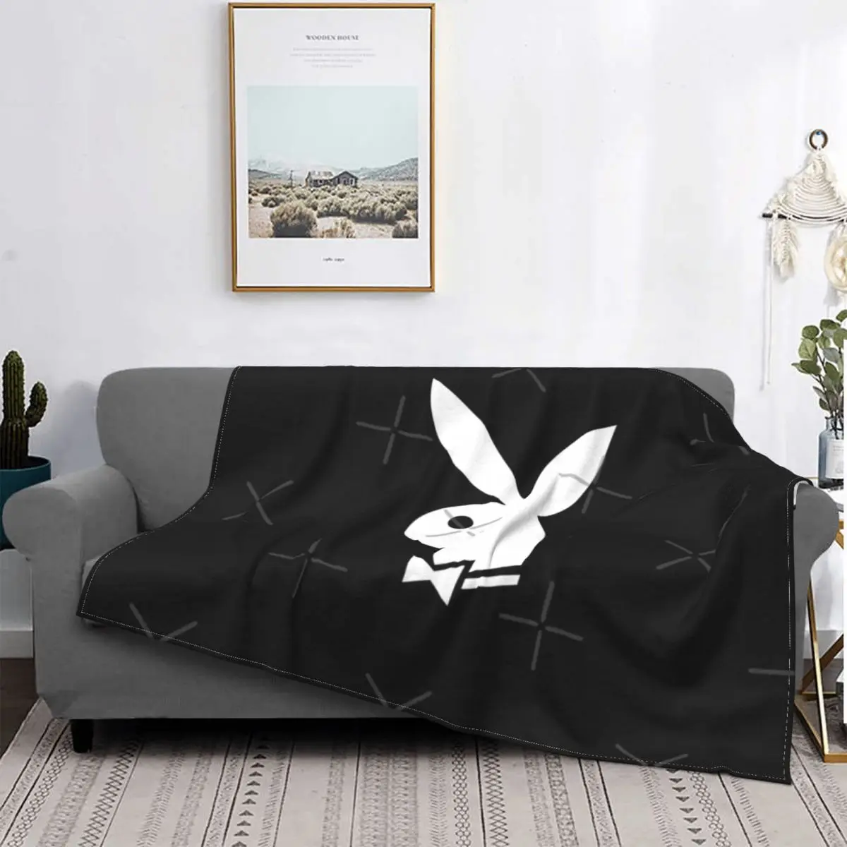 Manta de conejito Playboy blanca, a cuadros para cama colcha, manta de felpa de Anime para пикник, toalla de lujo
Manta de conejito Playboy blanca, a cuadros para cama colcha, manta de felpa de Anime para пикник, toalla de lujo