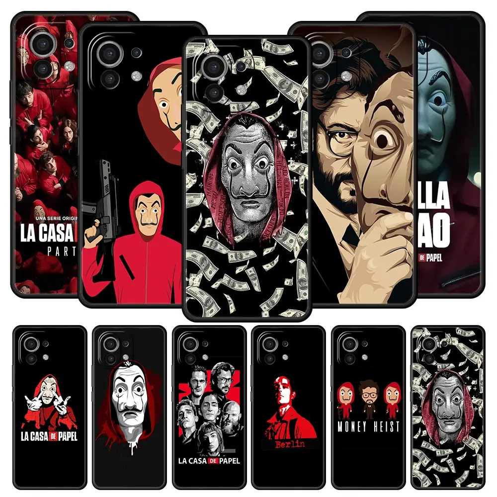 Cover Case for Xiaomi 11 11T 10 10T 9 9T Lite Note 10 Poco X3 NEC X4 M3 M4 F2 F3 Pro 5G Shockproof Capa Money Heist House Paper
Cover Case for Xiaomi 11 11T 10 10T 9 9T Lite Note 10 Poco X3 NEC X4 M3 M4 F2 F3 Pro 5G Shockproof Capa Money Heist House Paper