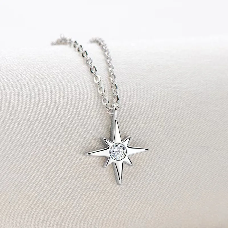 Trendy 925 Sterling Silver D Color VVS1 Moissanite Star Necklace for Women Plated 18k Gold Moissanite Clavicle Necklaces Gift
Trendy 925 Sterling Silver D Color VVS1 Moissanite Star Necklace for Women Plated 18k Gold Moissanite Clavicle Necklaces Gift