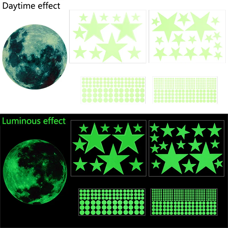 1set Stars Moon Luminous Wall Stickers Children's Room Bedroom Decoration Accessories DIY Birthday Party Background Arrangement
1set Stars Moon Luminous Wall Stickers Children's Room Bedroom Decoration Accessories DIY Birthday Party Background Arrangement