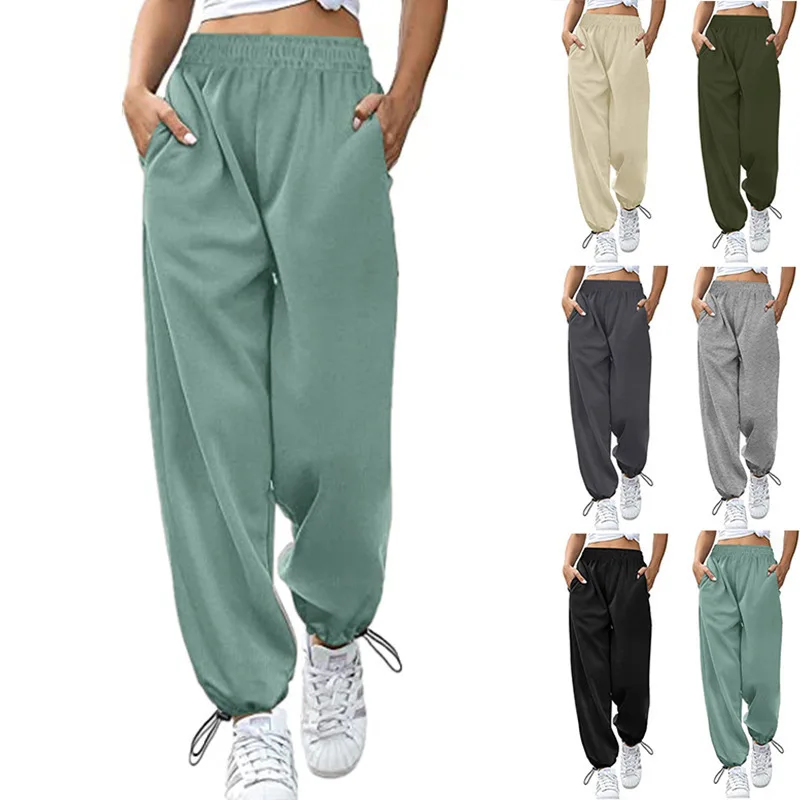 2022 Spring Clothes for Women New Solid Loose Sports Drawstring Wide-leg Fashion Drawstring Pants Women Streetwear Pants Women
2022 Spring Clothes for Women New Solid Loose Sports Drawstring Wide-leg Fashion Drawstring Pants Women Streetwear Pants Women