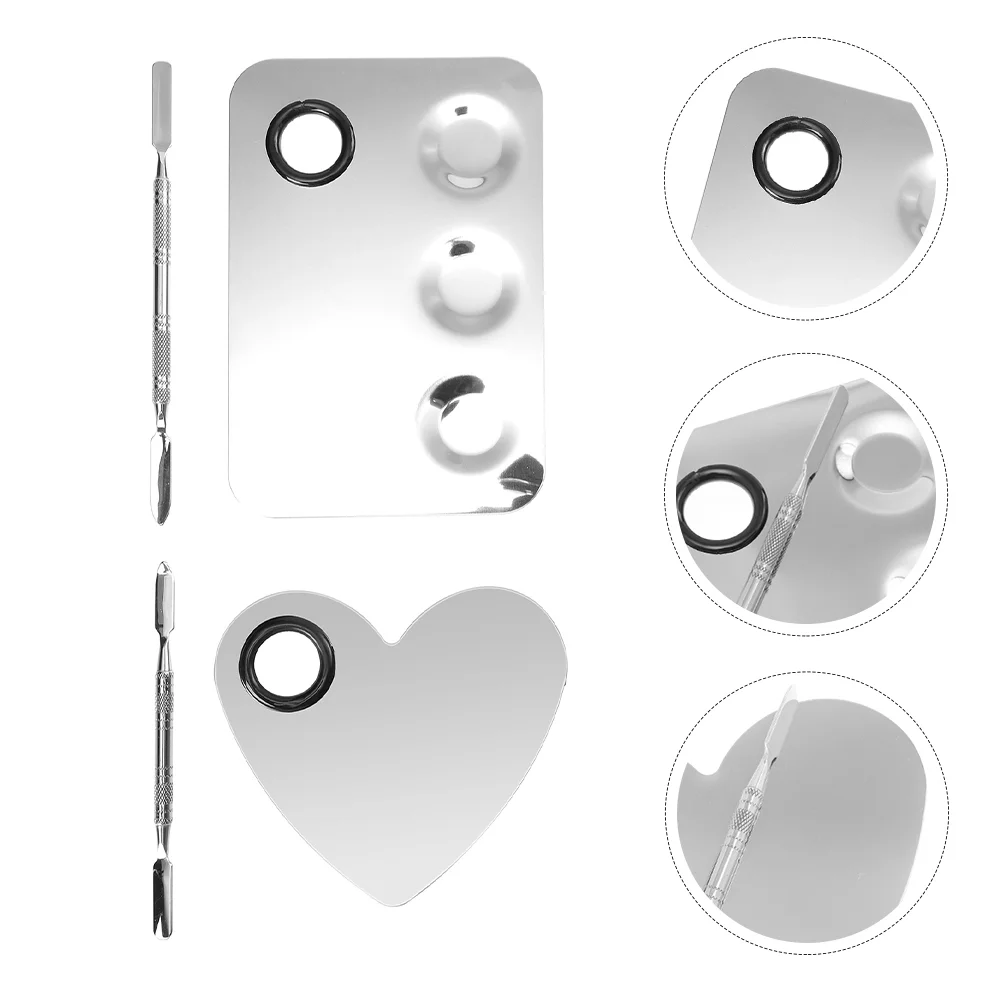 Palette Set Mixing Palettes Spatulas Pallet Tool Stainless Steel Makeup Plates Nail Manicure Paint Scraper
Palette Set Mixing Palettes Spatulas Pallet Tool Stainless Steel Makeup Plates Nail Manicure Paint Scraper