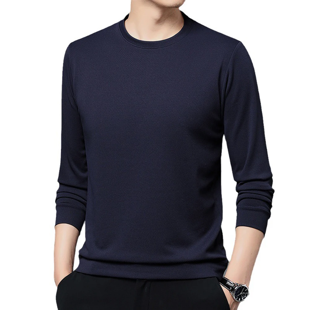 New Men's Long Sleeve T-Shirts Crew Neck Solid Color Tees Top Sweatshirt Pullover Autumn Casual T-Shirt Clothing For Man
New Men's Long Sleeve T-Shirts Crew Neck Solid Color Tees Top Sweatshirt Pullover Autumn Casual T-Shirt Clothing For Man