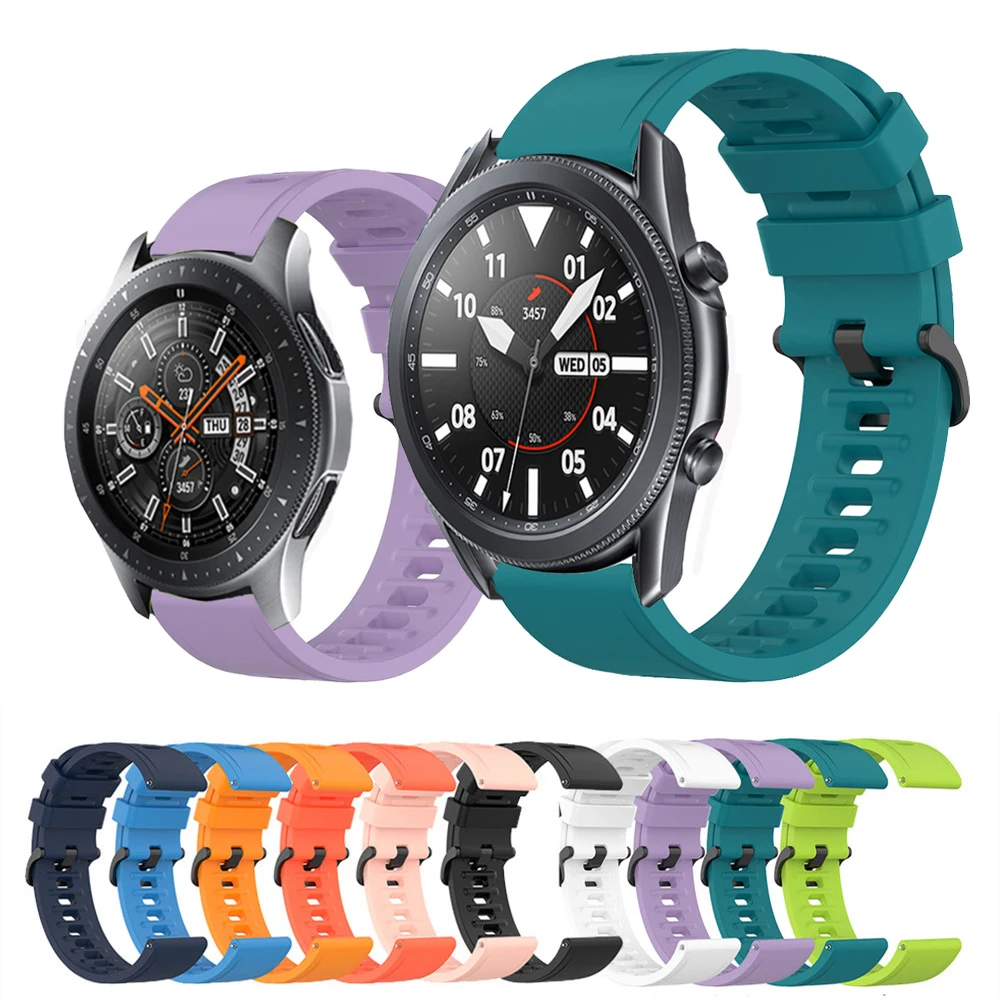 Watch Strap For Samsung Galaxy Watch 3 45mm 41mm Bracelet 20mm 22mm Silicone Band For Galaxy 42mm 46mm/S3 Frontier Smart Watch
Watch Strap For Samsung Galaxy Watch 3 45mm 41mm Bracelet 20mm 22mm Silicone Band For Galaxy 42mm 46mm/S3 Frontier Smart Watch