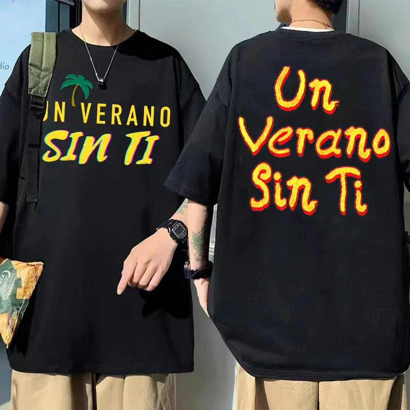 Hip Hop Rapper Bad Bunny UN VERANO SIN TI Music Album Graphic Print Tees Summer Men Women Brand Oversized T Shirt Short Sleeve
Hip Hop Rapper Bad Bunny UN VERANO SIN TI Music Album Graphic Print Tees Summer Men Women Brand Oversized T Shirt Short Sleeve