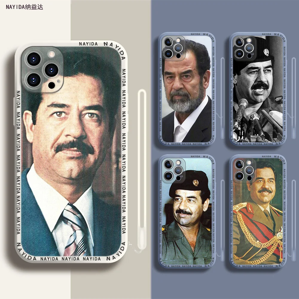 Soft Silicone Phone Case For iPhone 14 13 11 12 Mini Pro Max XS XR X Blue Lanyard Cover Saddam Hussein Iraq Arabic
Soft Silicone Phone Case For iPhone 14 13 11 12 Mini Pro Max XS XR X Blue Lanyard Cover Saddam Hussein Iraq Arabic