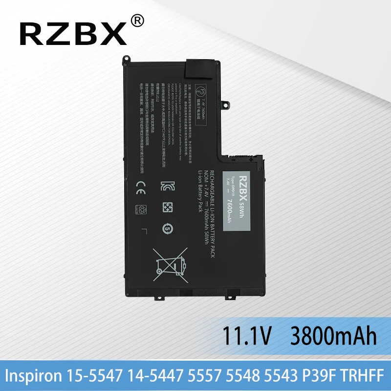 Аккумулятор RZBX для ноутбука Dell Inspiron 15-5542 5548 5545 5547 14-5457 5442 5443 5445 5448 5543 5557 P39F P49G 0PD19 DFVYN
Аккумулятор RZBX для ноутбука Dell Inspiron 15-5542 5548 5545 5547 14-5457 5442 5443 5445 5448 5543 5557 P39F P49G 0PD19 DFVYN