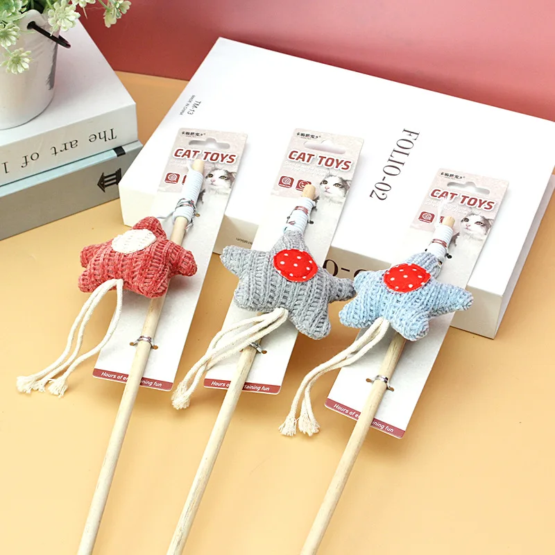 40cm Mouse Cat Toy Teaser Feather Interactive Wood Stick Toys Mouse Star Rod Kitten Cats Stick Pet Accessories Supplies 1pc
40cm Mouse Cat Toy Teaser Feather Interactive Wood Stick Toys Mouse Star Rod Kitten Cats Stick Pet Accessories Supplies 1pc