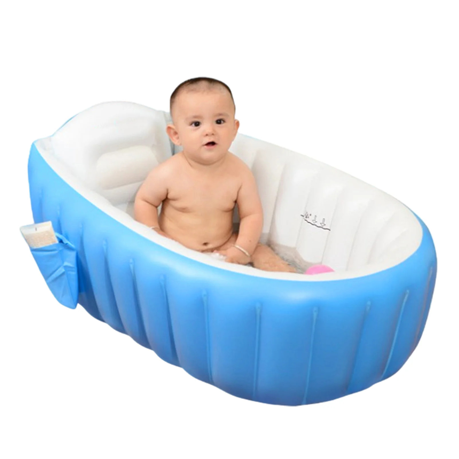 Надувной бассейн для младенцев, Детская ванна, портативный внешний бассейн для детей, бассейн для новорожденных с воздушным насосом 
Надувной бассейн для младенцев, Детская ванна, портативный внешний бассейн для детей, бассейн для новорожденных с воздушным насосом
