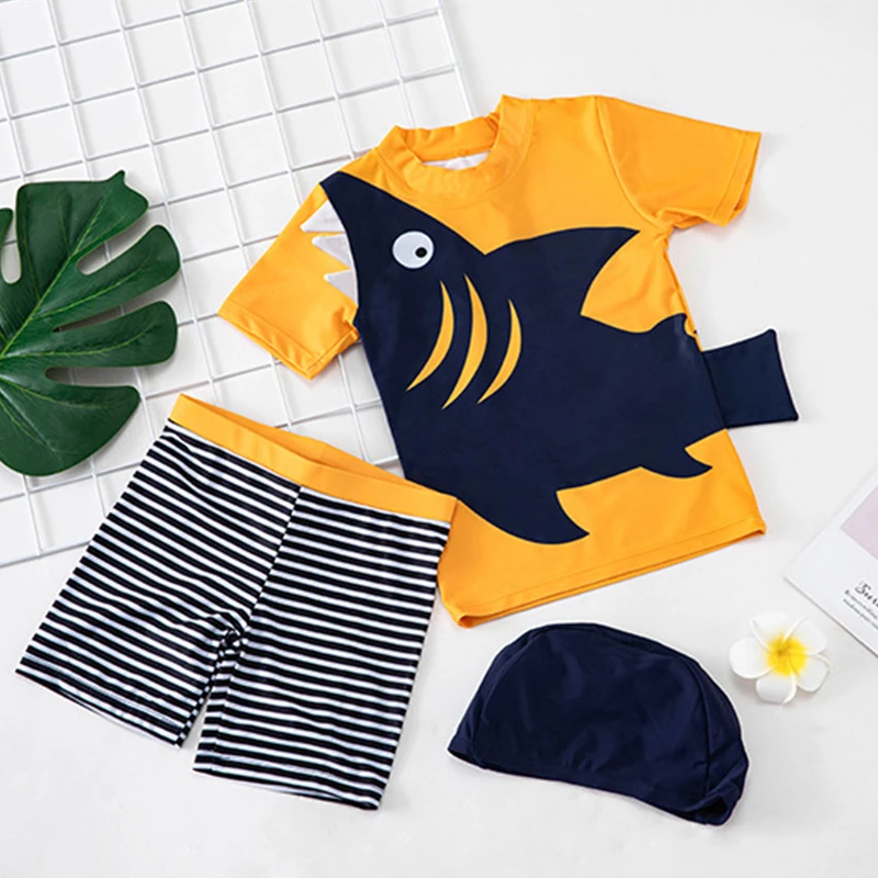 Children's Swimwear Bathing Suit Kids 3Pcs Rashguard Swimming Trunks Swim Cap Suit Beach Pool Toddler Baby Boy Swimsuit
Children's Swimwear Bathing Suit Kids 3Pcs Rashguard Swimming Trunks Swim Cap Suit Beach Pool Toddler Baby Boy Swimsuit