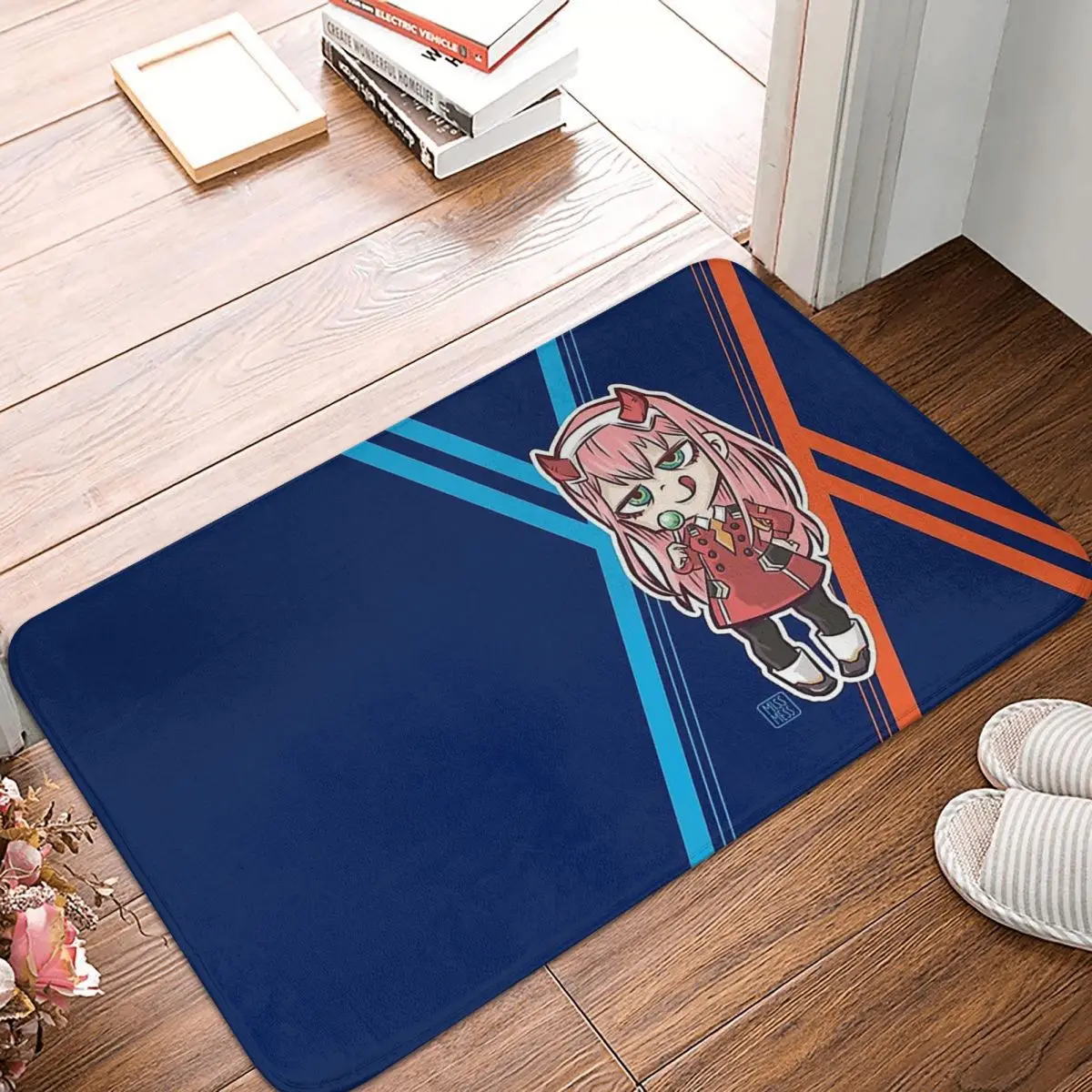 Cute Zero Two Kawaii Anti-Slip Doormat Bath MatDARLING in the FRANXX Hallway Carpet Entrance Door Rug Indoor Decor
Cute Zero Two Kawaii Anti-Slip Doormat Bath MatDARLING in the FRANXX Hallway Carpet Entrance Door Rug Indoor Decor