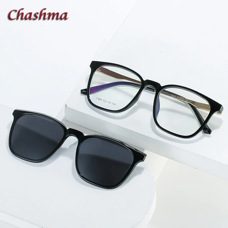 Мужские поляризованные линзы Chashma, магнитные оптические очки с клипсой по рецепту, солнцезащитные очки, оптические линзы
Мужские поляризованные линзы Chashma, магнитные оптические очки с клипсой по рецепту, солнцезащитные очки, оптические линзы