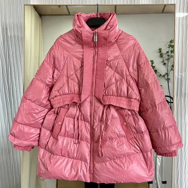 2022 Stand Collar Winter Down Jacket Women Parkas Thick Warm White Duck Down Coat Clothing Outerwear Fashion Overcoat f397 
2022 Stand Collar Winter Down Jacket Women Parkas Thick Warm White Duck Down Coat Clothing Outerwear Fashion Overcoat f397
