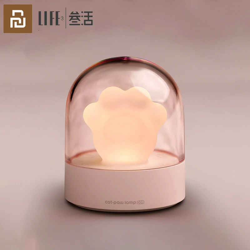 YOUPIN 3life Creative Cute Cat Claw Lamp Led Lights Rechargeable LED Bedside Sleep Music Cartoon Atmosphere Usb Nightlights Room
YOUPIN 3life Creative Cute Cat Claw Lamp Led Lights Rechargeable LED Bedside Sleep Music Cartoon Atmosphere Usb Nightlights Room