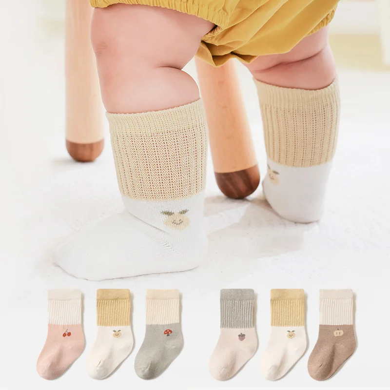 3 Pairs/lot Baby Socks Cartoon Spring Autumn Cotton Breathable Kids Socks for Boys Girls Elasticity Infant Accessories 12 Colors
3 Pairs/lot Baby Socks Cartoon Spring Autumn Cotton Breathable Kids Socks for Boys Girls Elasticity Infant Accessories 12 Colors