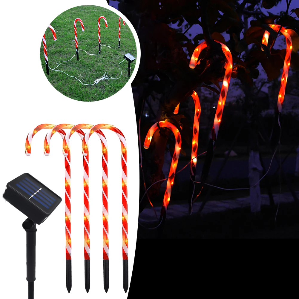 4pcs Solar LED Christmas Candy Cane Pathway Lights Christmas Landscape Lawn Lamps Outdoor Christmas Decorations
4pcs Solar LED Christmas Candy Cane Pathway Lights Christmas Landscape Lawn Lamps Outdoor Christmas Decorations