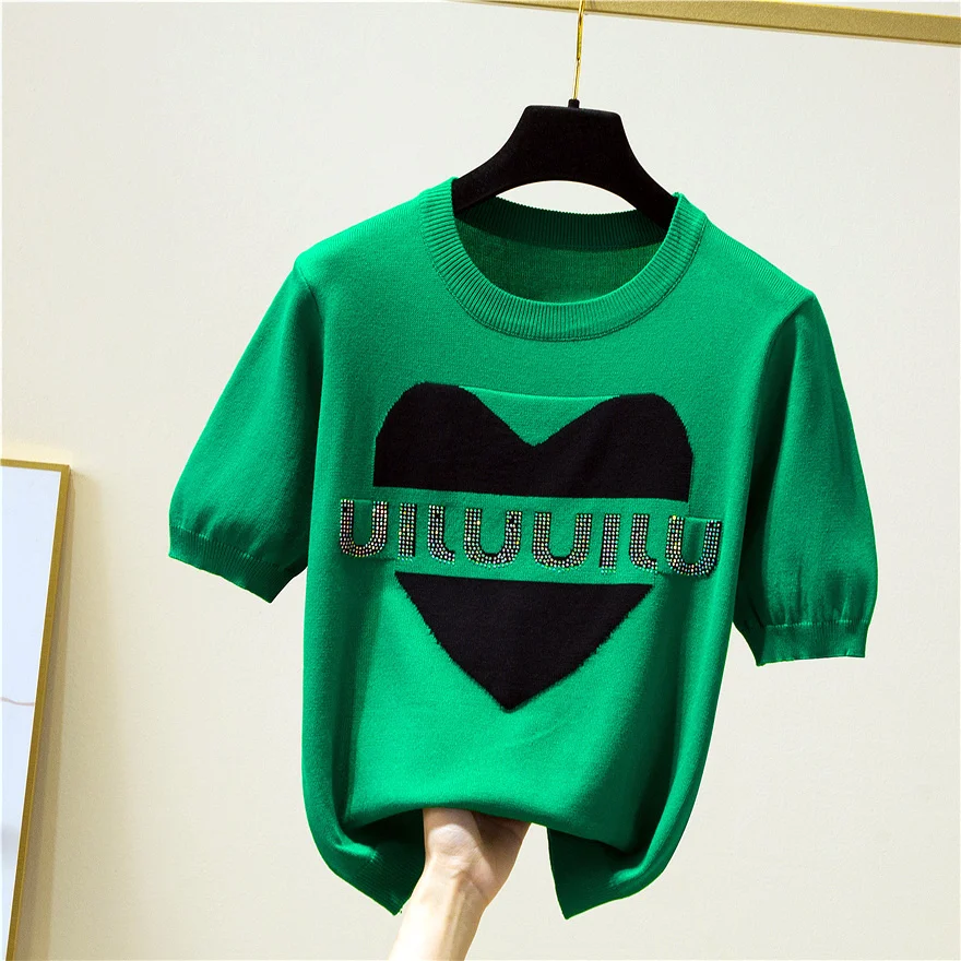Y2K Winter Womens Fashion Love Short Sleeve Sweaters Knitted Pullover Knitwear Sweater Tops Crewneck Knit Top Oversized Clothes
Y2K Winter Womens Fashion Love Short Sleeve Sweaters Knitted Pullover Knitwear Sweater Tops Crewneck Knit Top Oversized Clothes