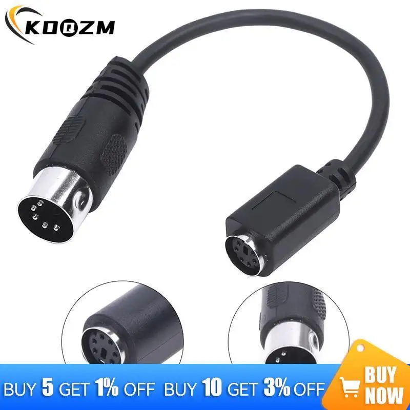MD 6-pin Female to DIN 5-pin Male Cable Ps2 Keyboard and Mouse Transmission Cable
MD 6-pin Female to DIN 5-pin Male Cable Ps2 Keyboard and Mouse Transmission Cable