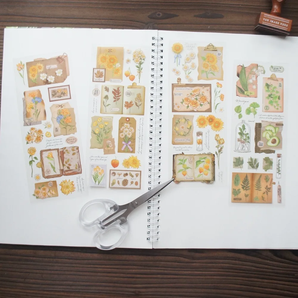 3 Sheet Flowers In The Study Room PVC Sticker Design AS Gift Tag Gift Seal Decoration Scrapbooking DIY Sticker
3 Sheet Flowers In The Study Room PVC Sticker Design AS Gift Tag Gift Seal Decoration Scrapbooking DIY Sticker